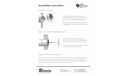 Installation instructions