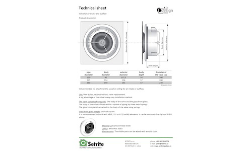 Technical sheet